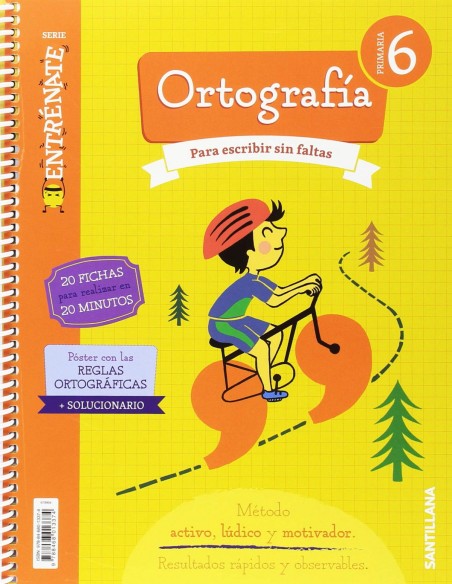 CUADERNO ORTOGRAFIA 6ºPRIMARIA ENTRENATE